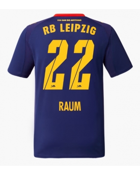 RB Leipzig David Raum #22 Maglia Gara Trasferta Repliche 2025-26 Maniche Corte